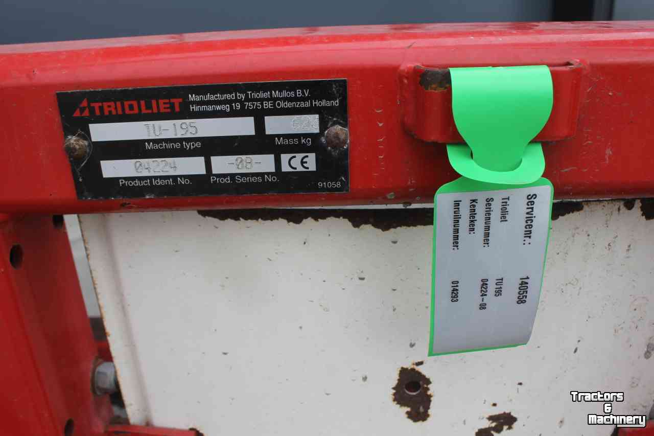 Siloblockschneider Trioliet TU195 kuilsnijder kuilvoersnijder silobloksnijder u-snijder