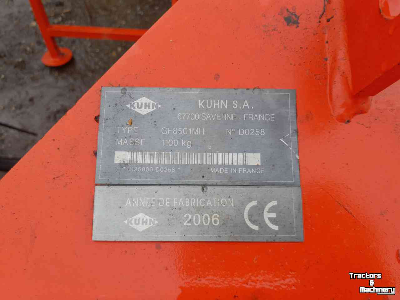 Kreiselheuer Kuhn GF 8501 MH