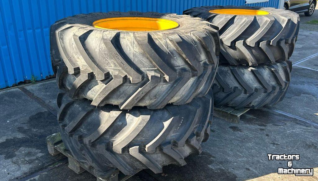 Räder, Reifen, Felgen & Distanzringe Michelin Set 500/70-24  JCB 10-gaats 90%