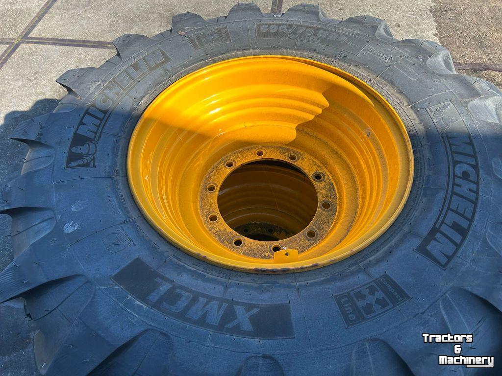 Räder, Reifen, Felgen & Distanzringe Michelin Set 500/70-24  JCB 10-gaats 90%