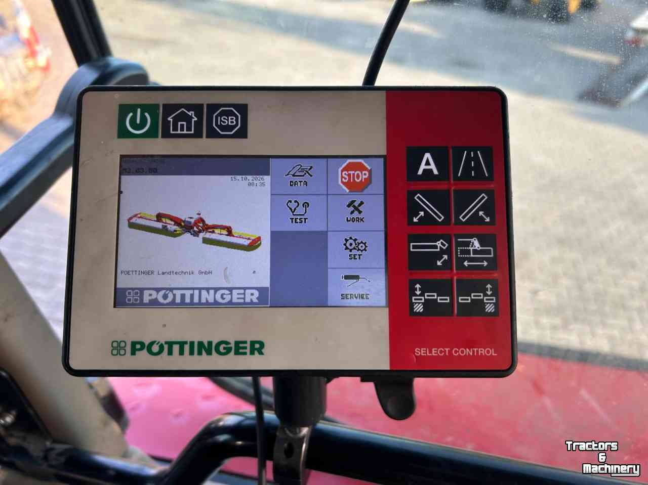 Mähwerk Pottinger Novacat V 9200 ED + 301 AM ED PRO.  Vlindermaaier. Tipple maaier