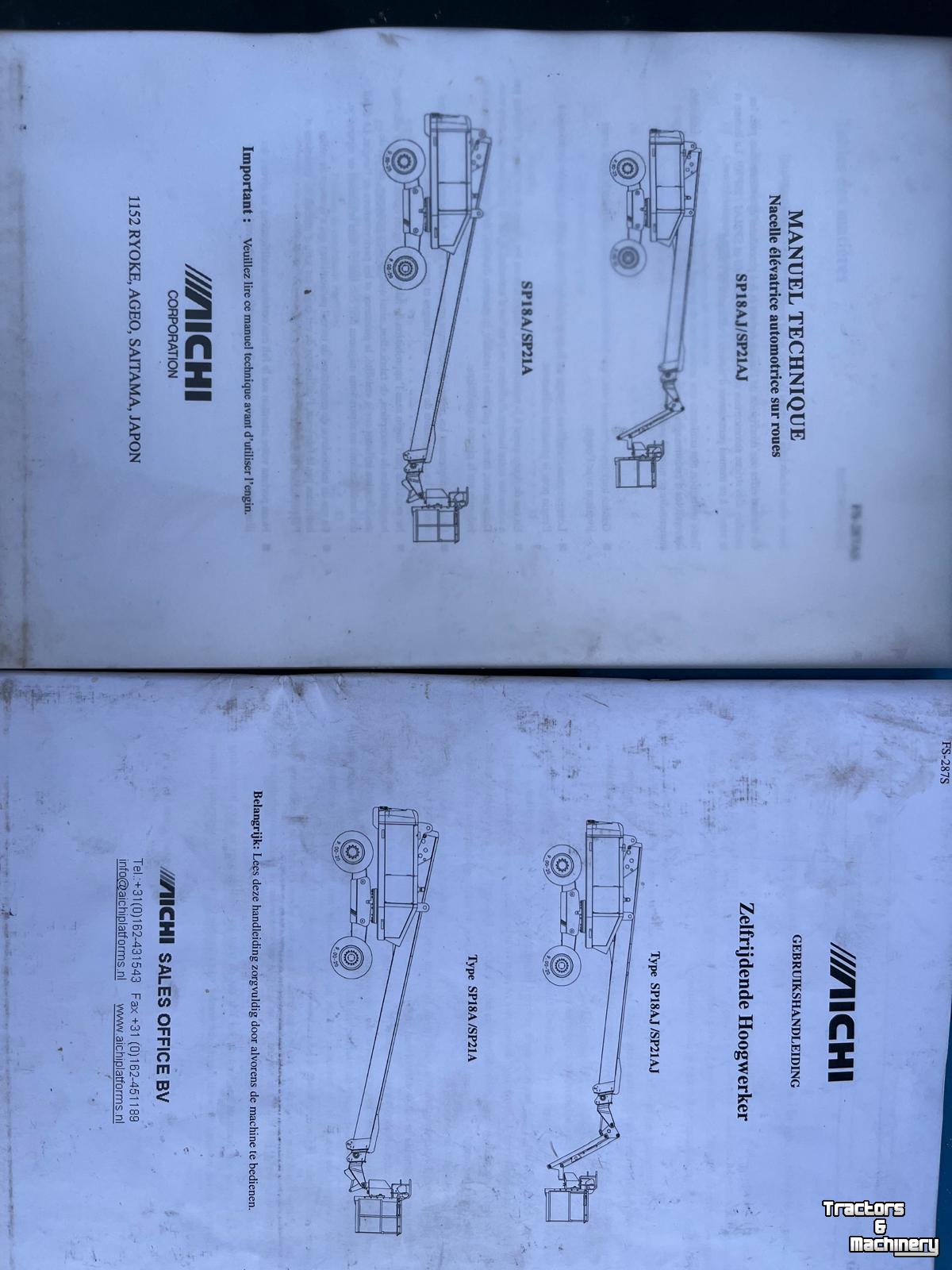 Scherenarbeitsbühnen  Aichi sp18aj