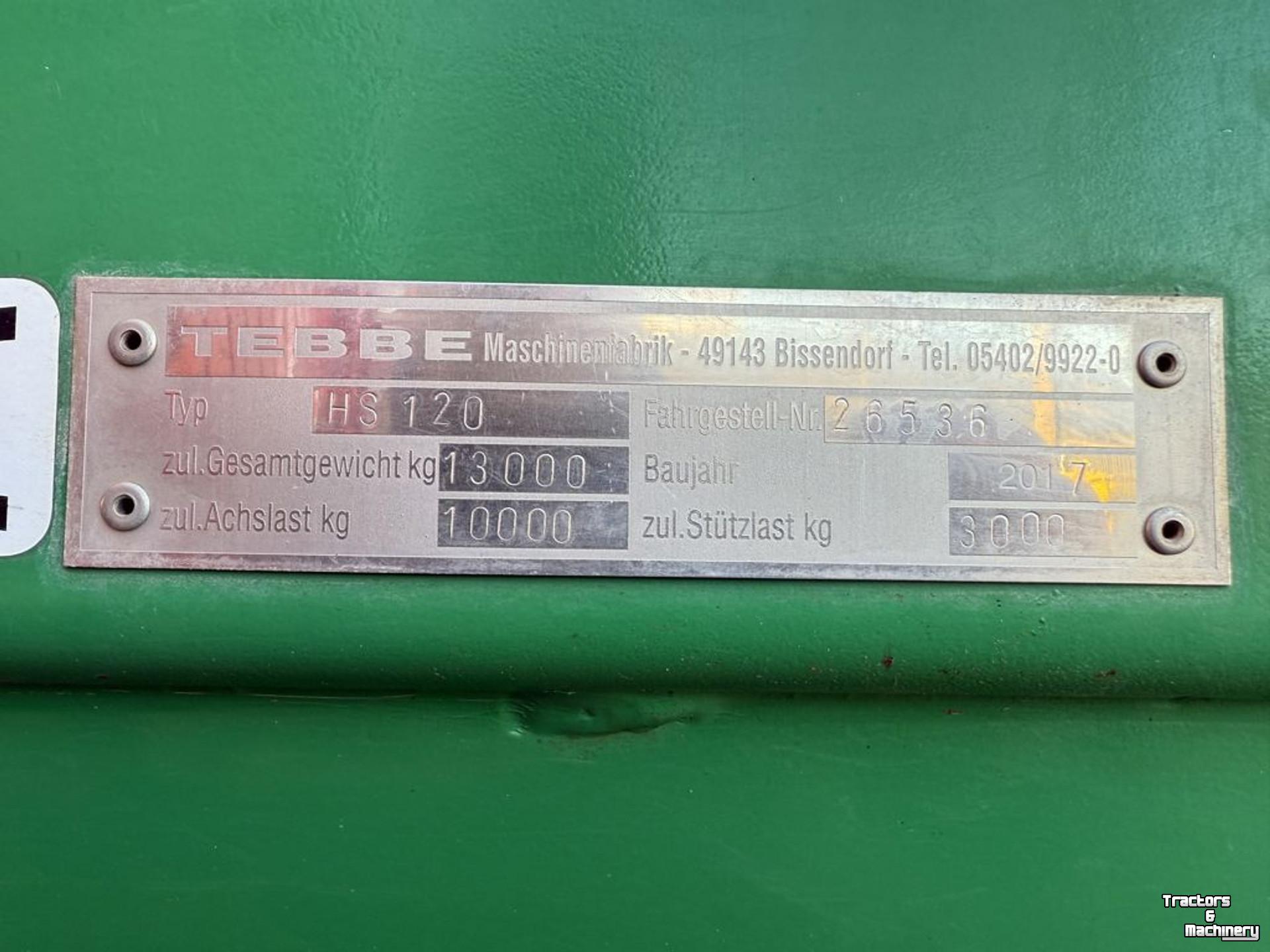 Stalldungstreuer Tebbe Tebbe HS 120