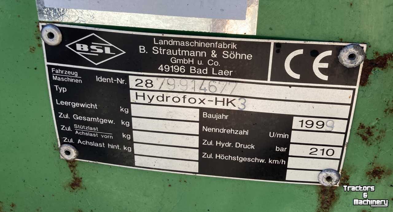 Siloblockschneider Strautmann Hydrofox HK3 kuilsnijder kuilvoersnijder U snijder voermachines