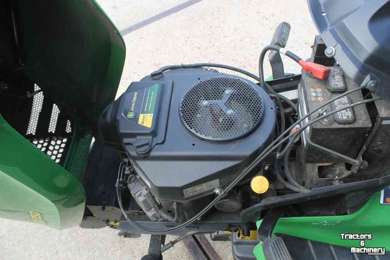 Aufsitzrasenmäher John Deere X350 zitmaaier maaitrekker mulching grasmaaier