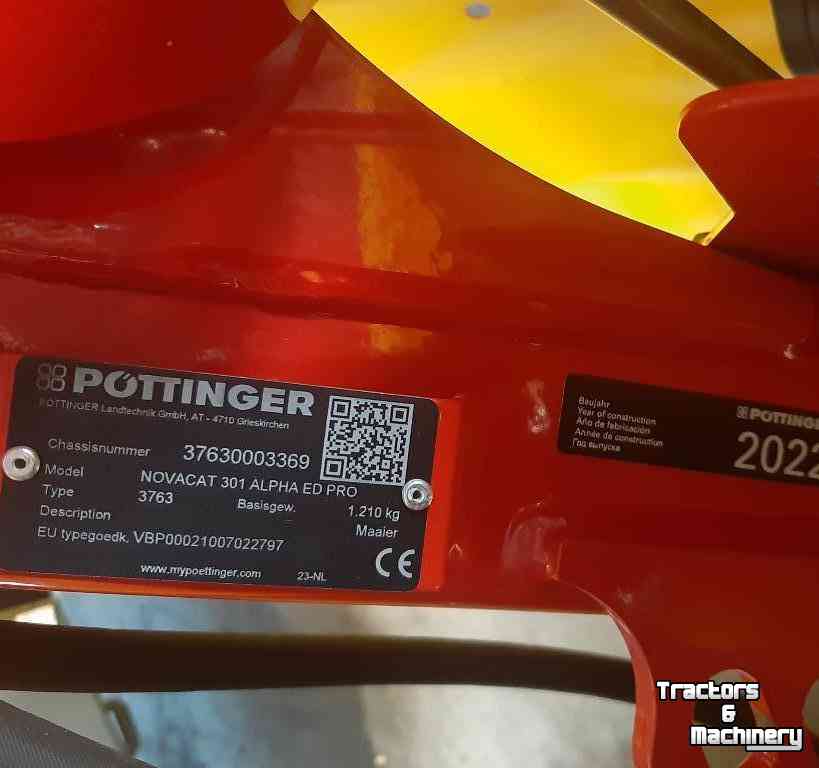 Mähwerk Pottinger 301 ED Alpha Motion Front-Maaier