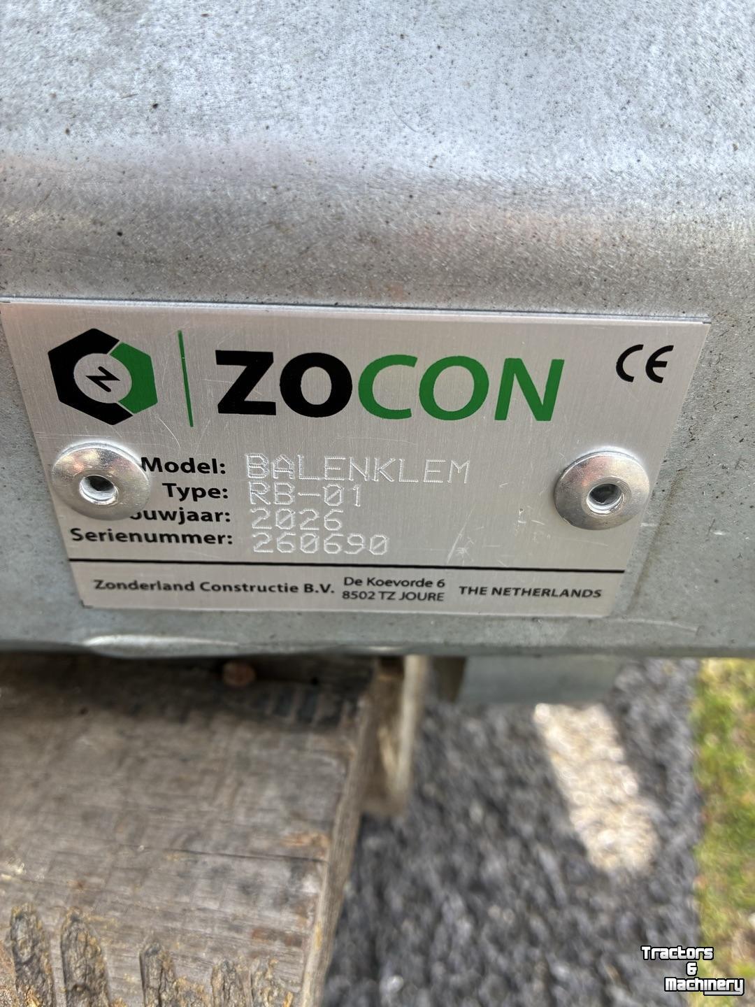 Sonstiges Grünlandgeräte und Zubehör Zocon RB-01 Balenklem
