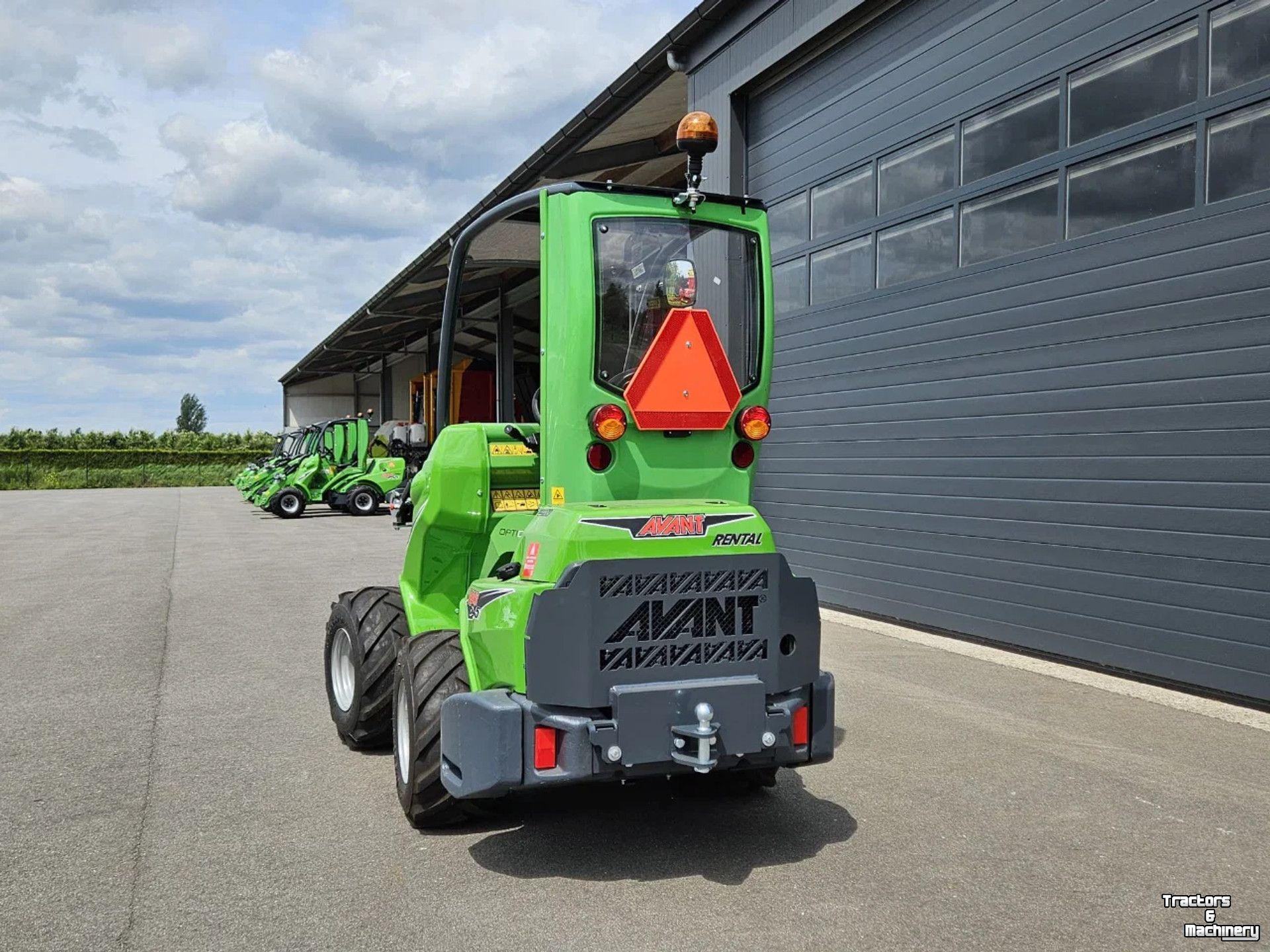 Radlader Avant 645i Rental mini-shovel