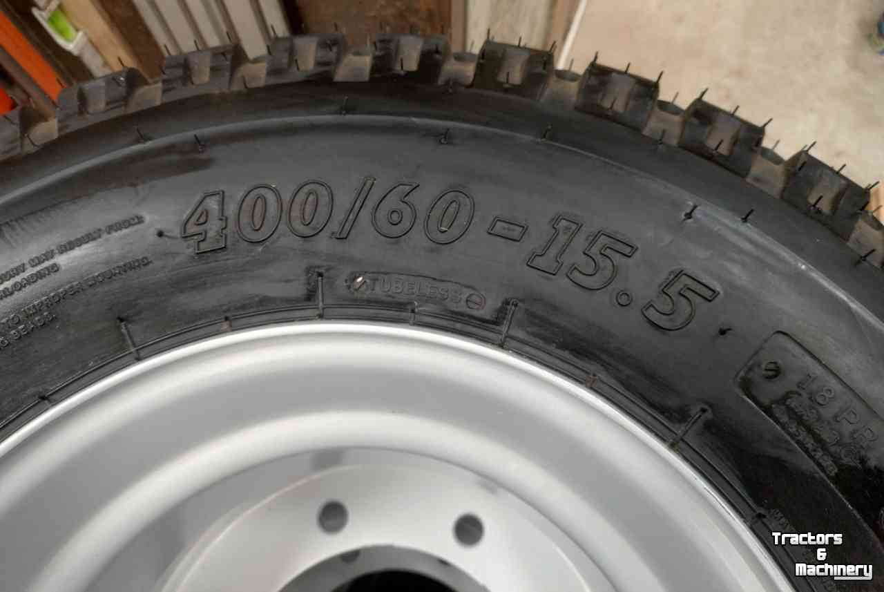 Räder, Reifen, Felgen & Distanzringe BKT 400/60-15.5 nieuwe banden op velg