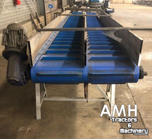 Steigförderband  5620X900 2-delige opvoerband,  zweibahniges Förderband,