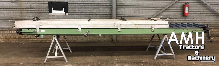 Steigförderband  5620X900 2-delige opvoerband,  zweibahniges Förderband,