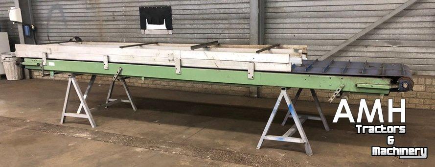 Steigförderband  5620X900 2-delige opvoerband,  zweibahniges Förderband,