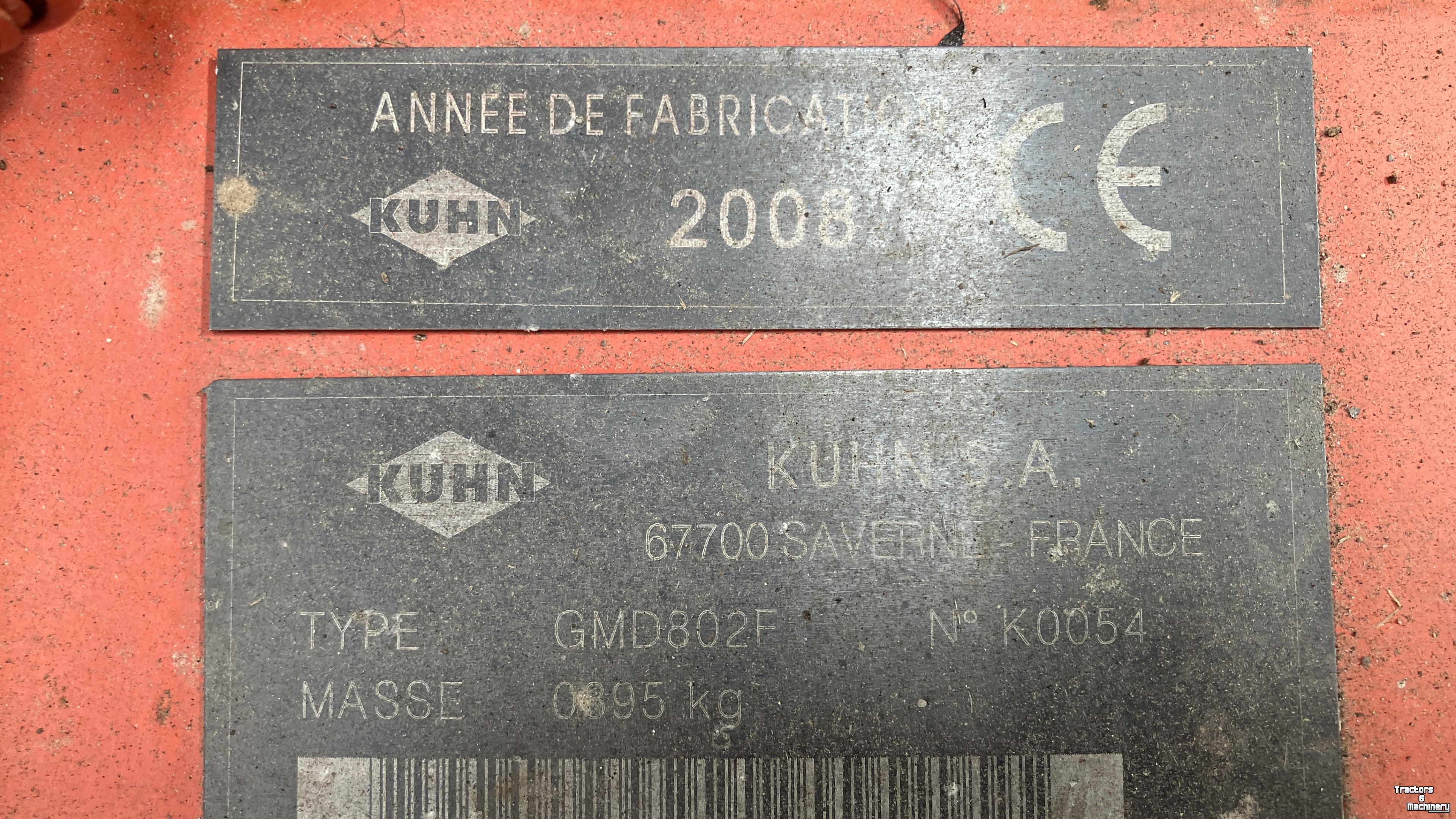 Mähwerk Kuhn GMD802F