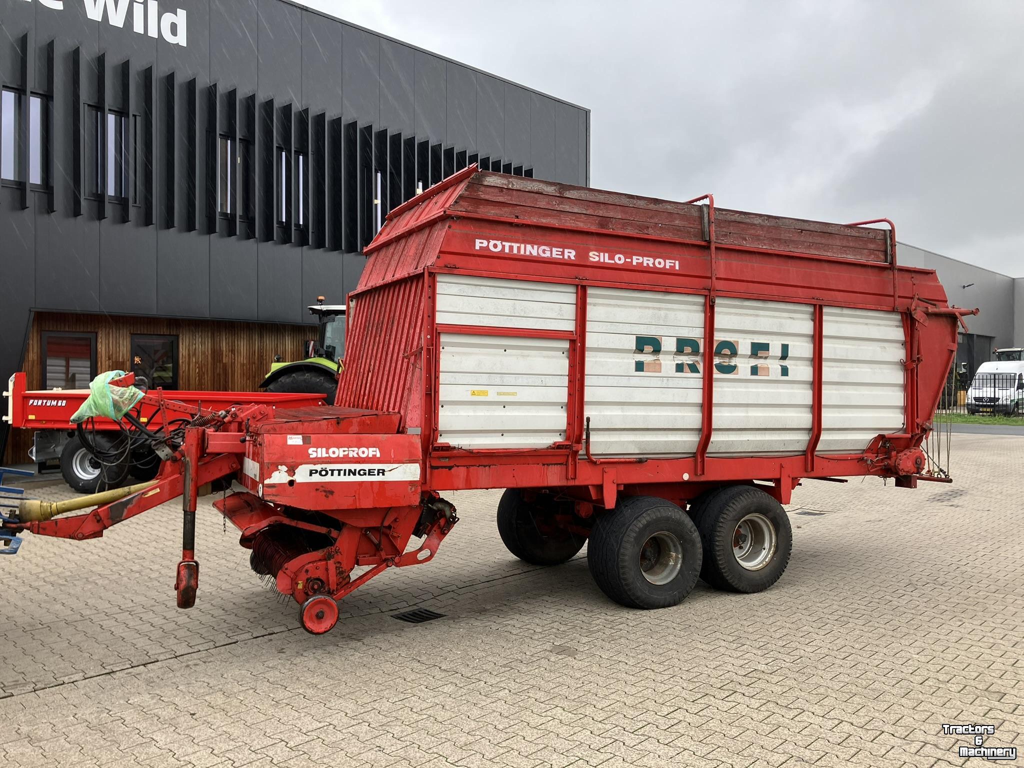 Tiefladeanhänger Pottinger SW 102 SILO PROFI 1