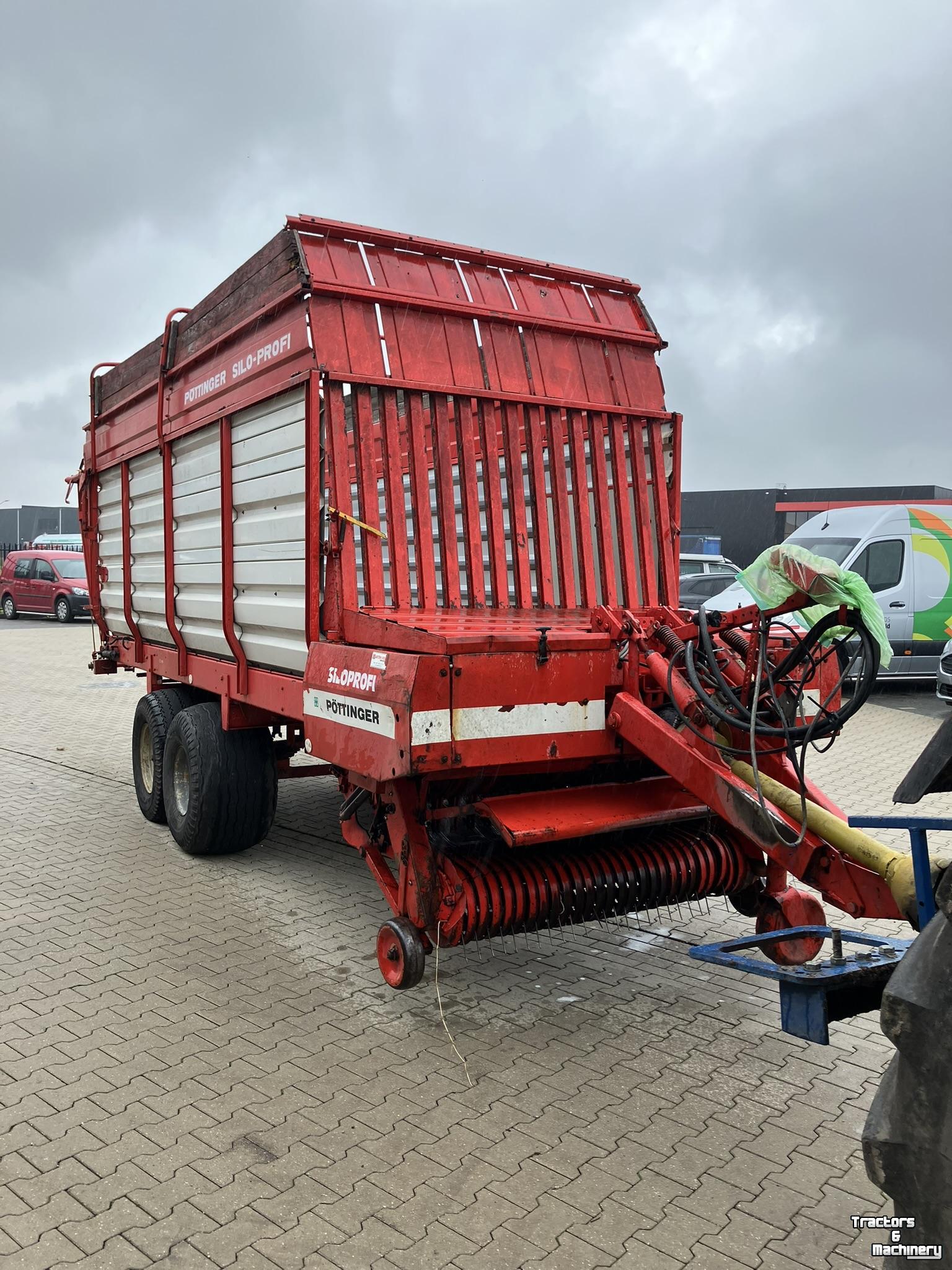 Tiefladeanhänger Pottinger SW 102 SILO PROFI 1