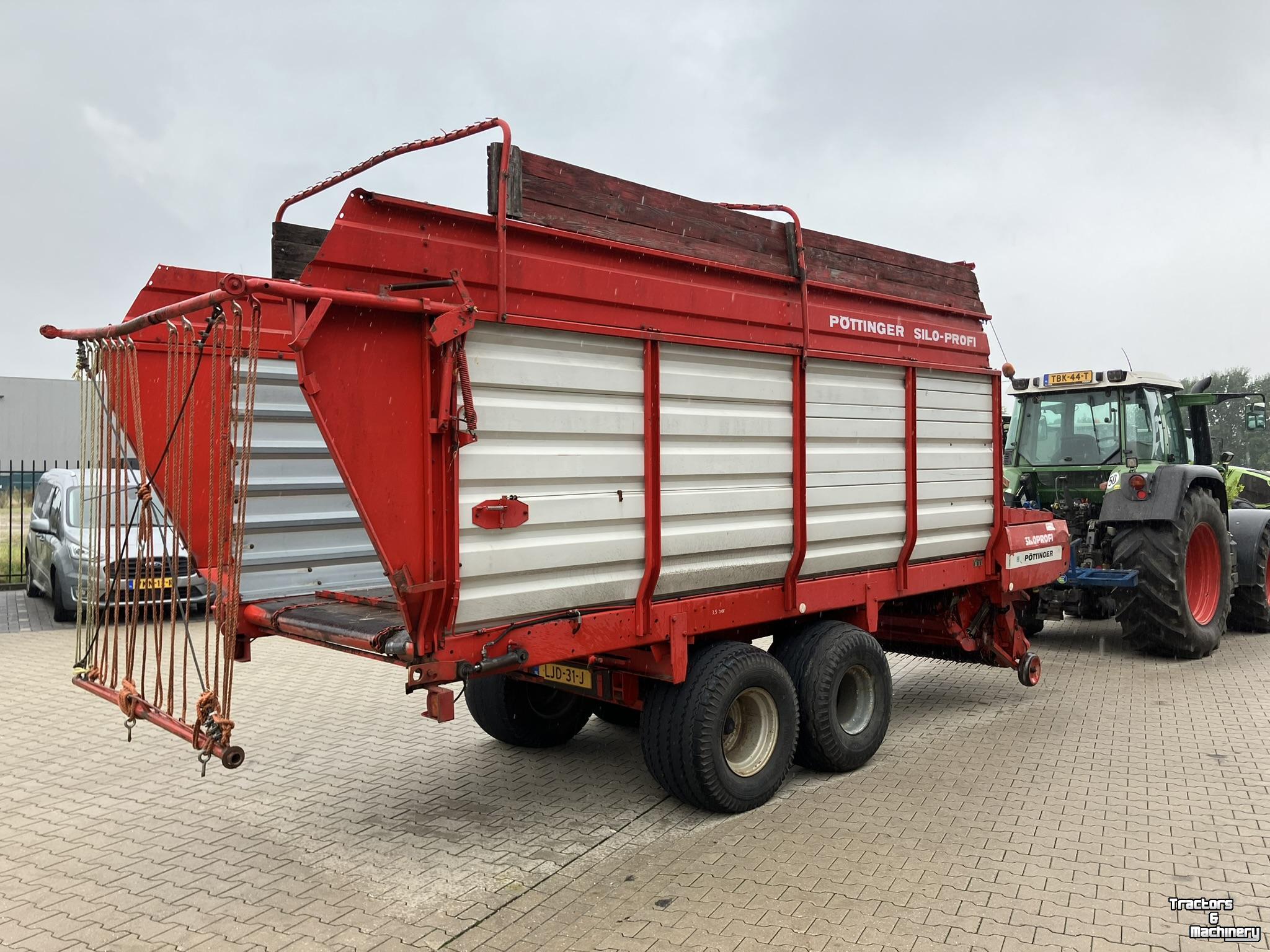 Tiefladeanhänger Pottinger SW 102 SILO PROFI 1