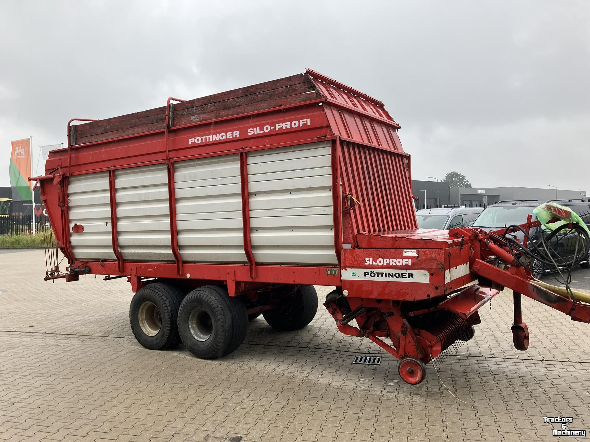 Tiefladeanhänger Pottinger SW 102 SILO PROFI 1