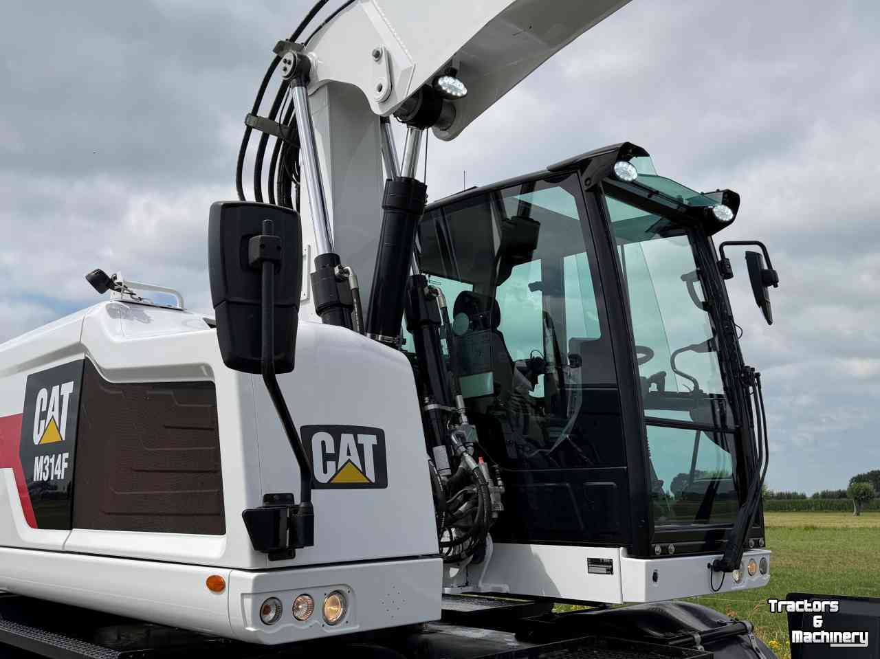 Mobilbagger Caterpillar Cat M314F + Engcon Mobiele graafmachine Midejo