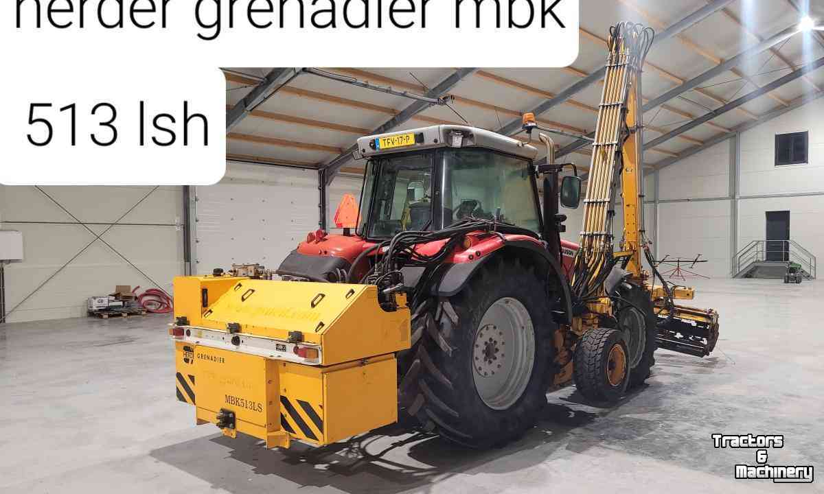 Mähausleger Herder Grenadier MBK 513 LSH met joystick bediening