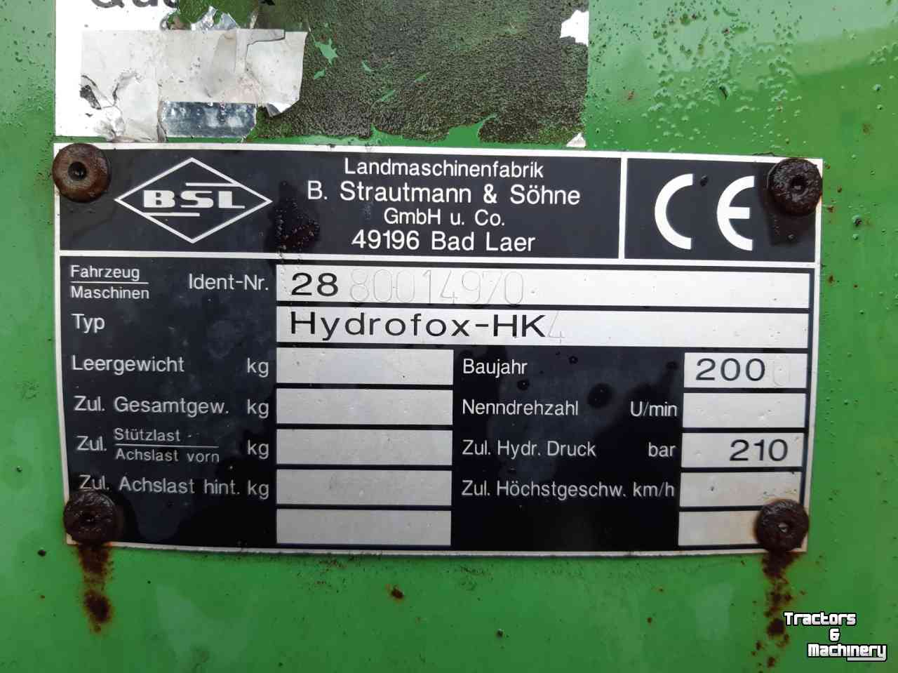 Siloblockschneider Strautmann Hydrofox HK-4