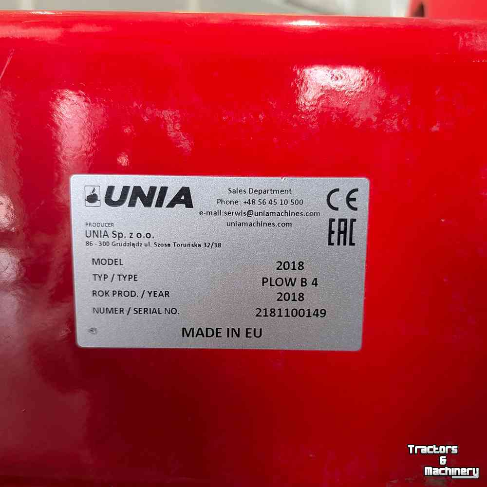 Tiefenlockerer Unia Plow B4