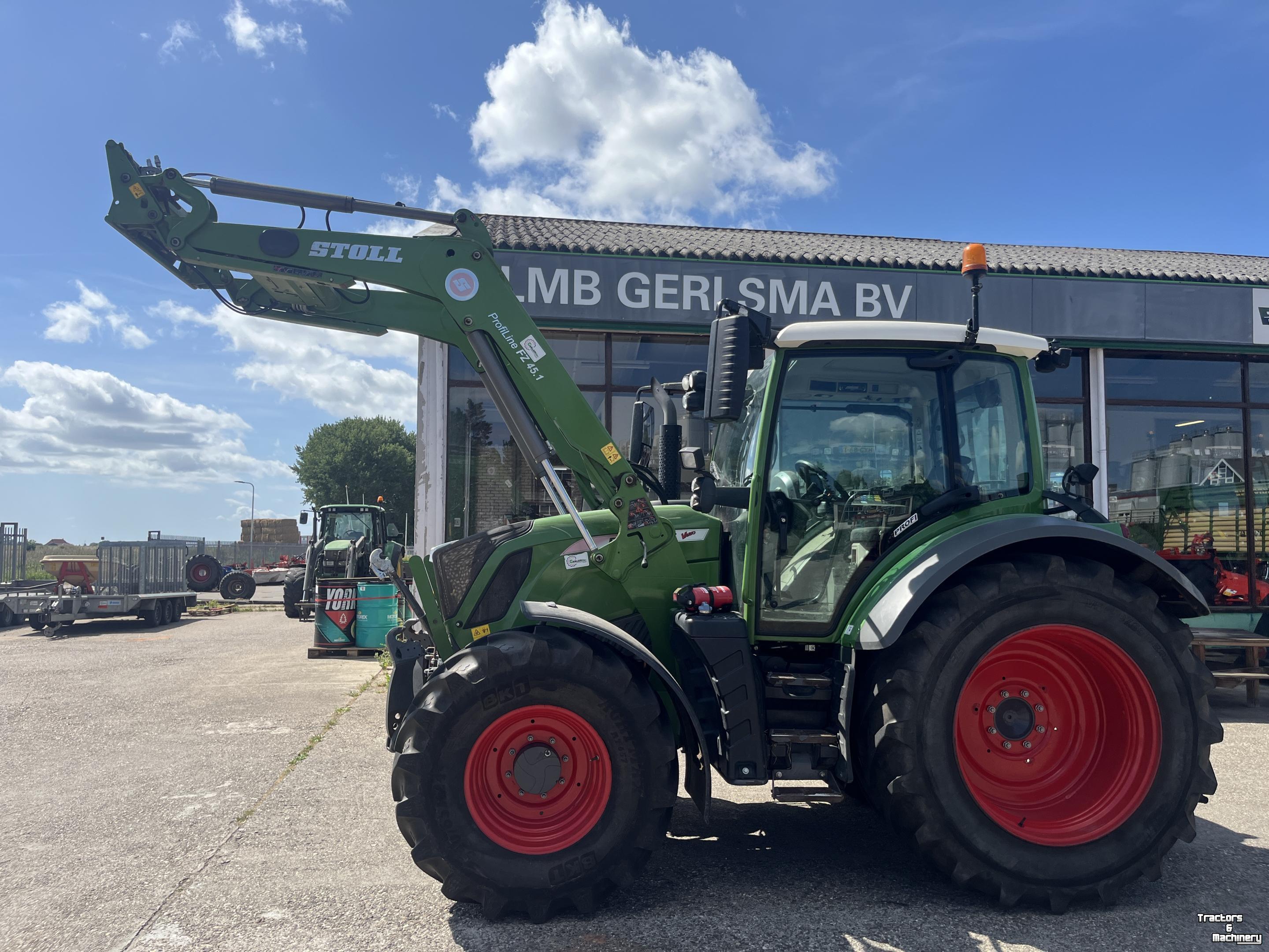 Schlepper / Traktor Fendt 313 profi. + Stoll Fz 45,1