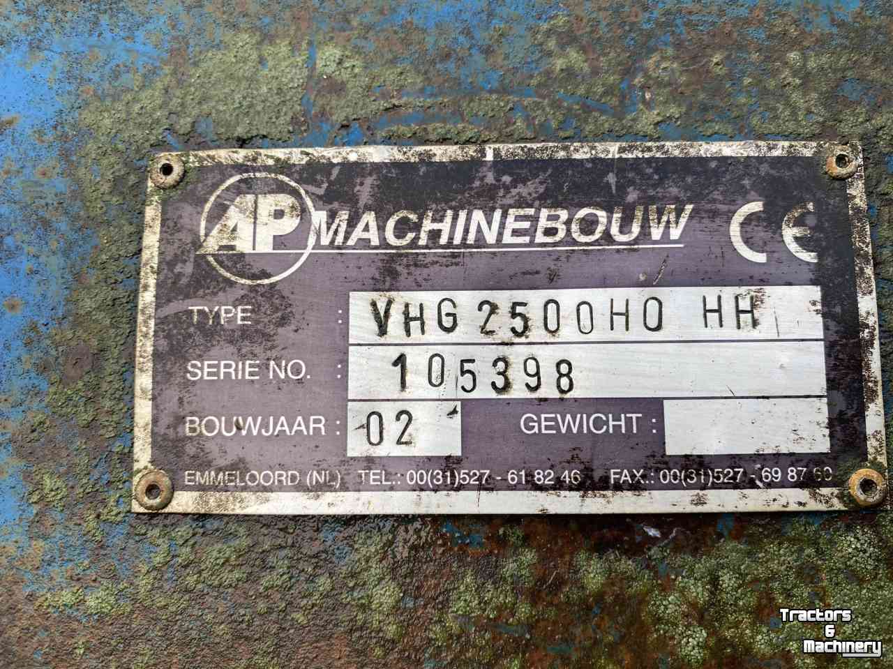 Kehrmaschine AP VHG2500