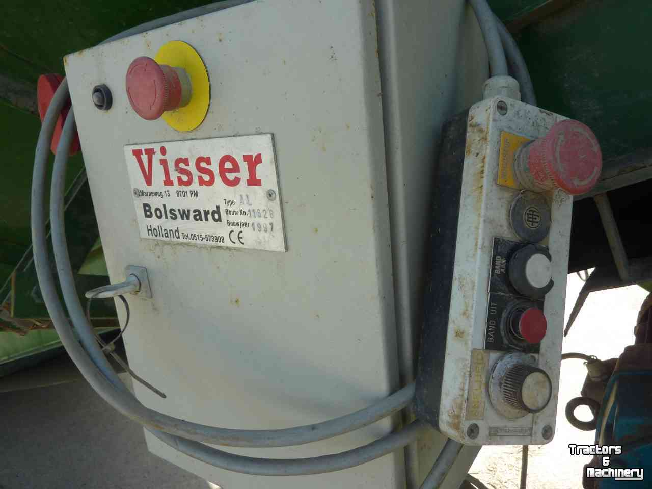 Verleseeinheit Visser stortbak in combi met voorsorteerder