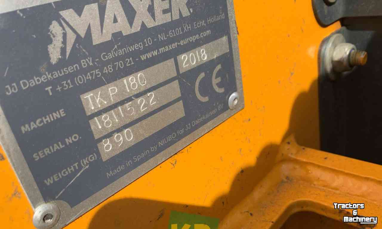 Schlegelmulchgeräte  Maxer TKP180 Klepelmaaier