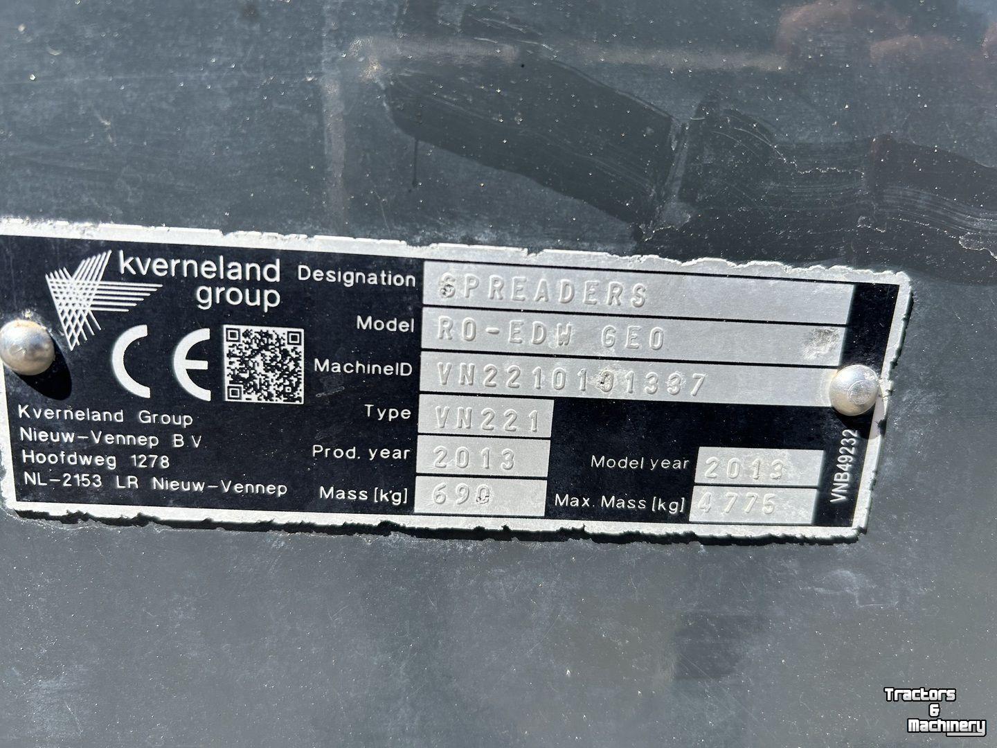 Düngerstreuer Vicon RO-EDW Geospread