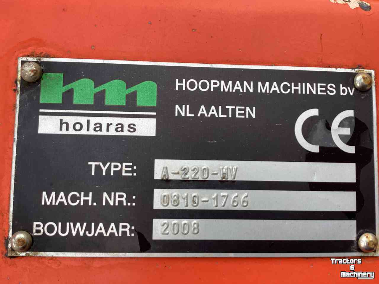 Kehr- und Kehrsaugmaschinen Holaras A220HV Veegmachine