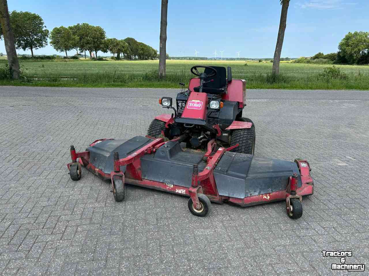 Aufsitzrasenmäher Toro 455 D 3 deleige cirkelmaaier