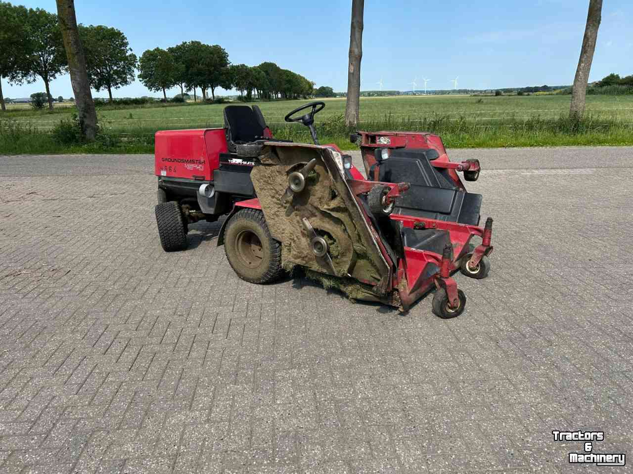 Aufsitzrasenmäher Toro 455 D 3 deleige cirkelmaaier