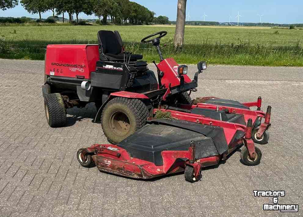 Aufsitzrasenmäher Toro 455 D 3 deleige cirkelmaaier