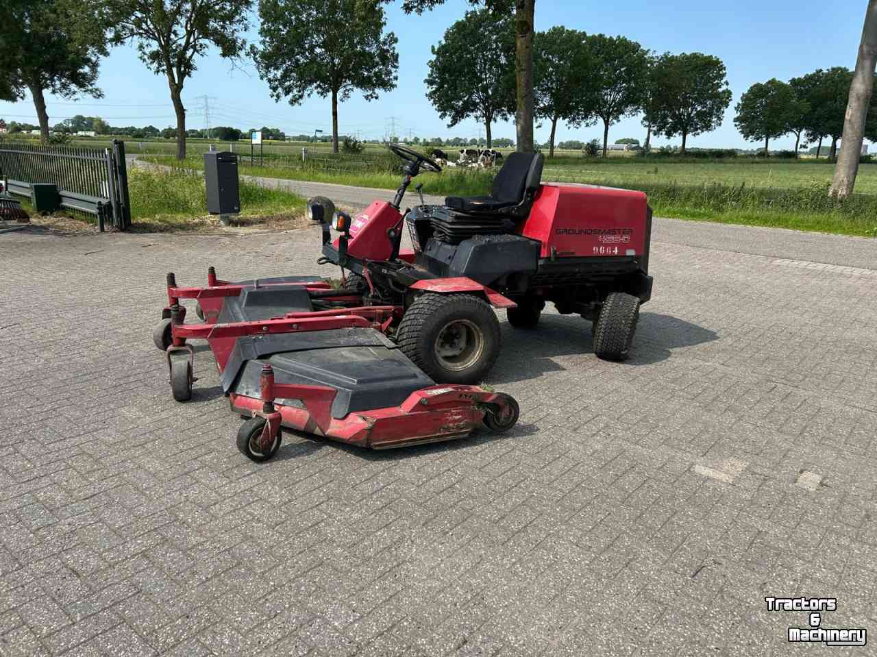 Aufsitzrasenmäher Toro 455 D 3 deleige cirkelmaaier