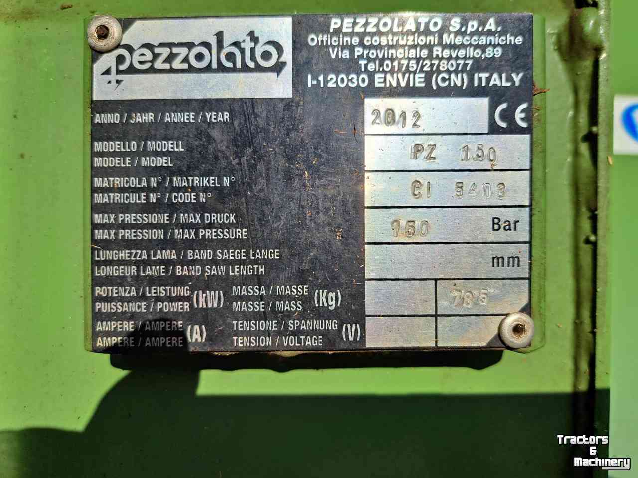 Holzschredder Pezzolato pz 150
