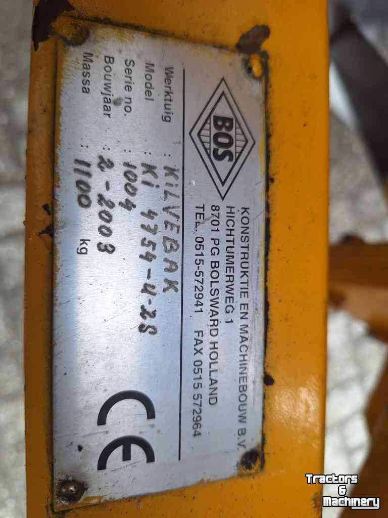 Planiergeräte Bos KB 2650 met Kieboom Machine Control