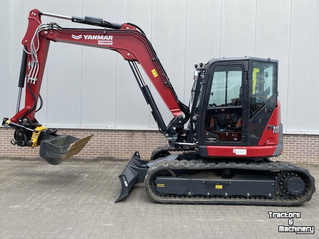 Minibagger Yanmar SV100-7 incl. vaste Engcon (serv. 58382)