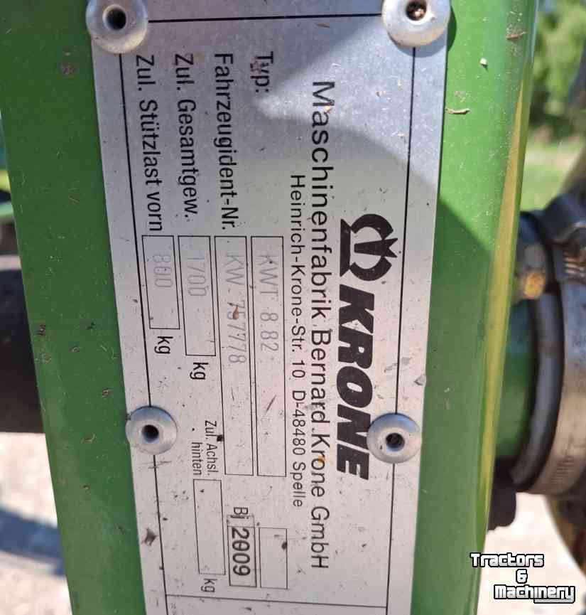 Kreiselheuer Krone KWT 8.82