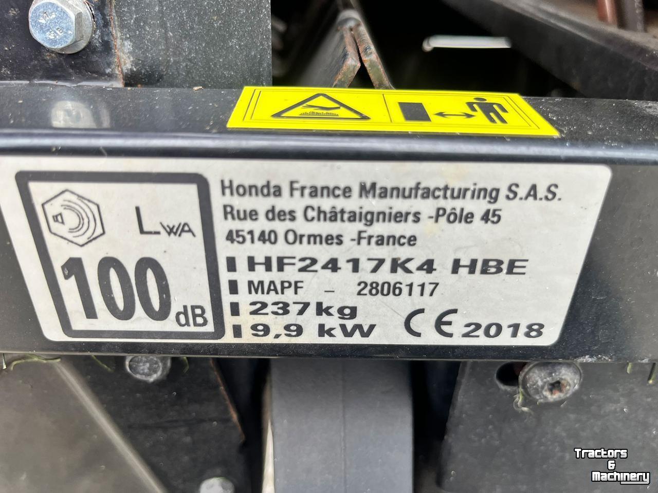 Aufsitzrasenmäher Honda HF2417K4 HB