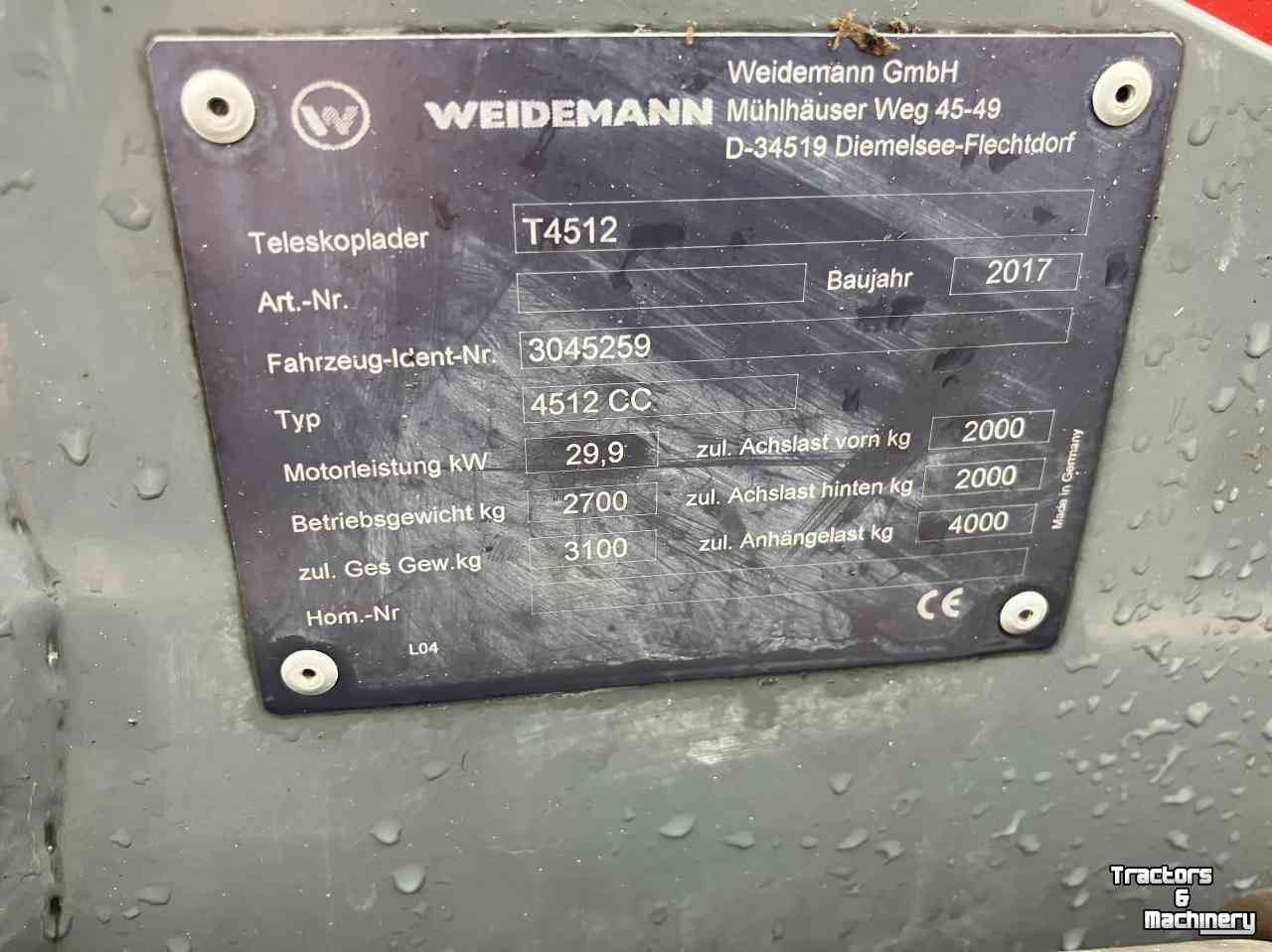 Radlader Wiedenmann 4512 T