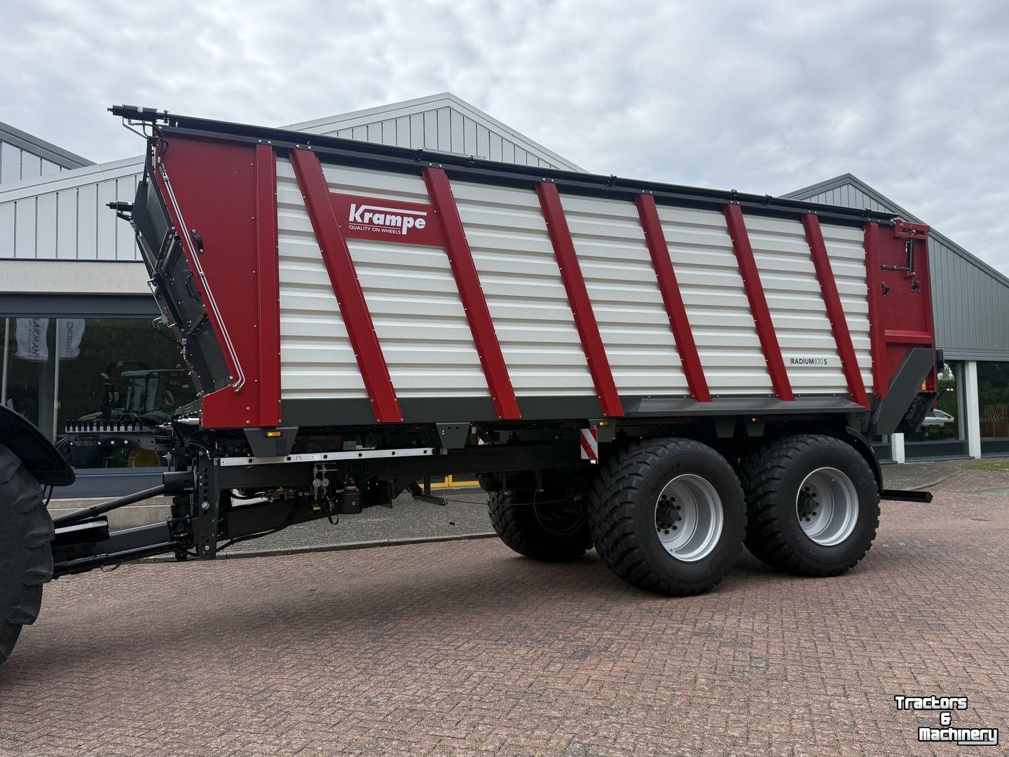 Lade- und Dosierwagen Krampe Radium 830 silagewagen