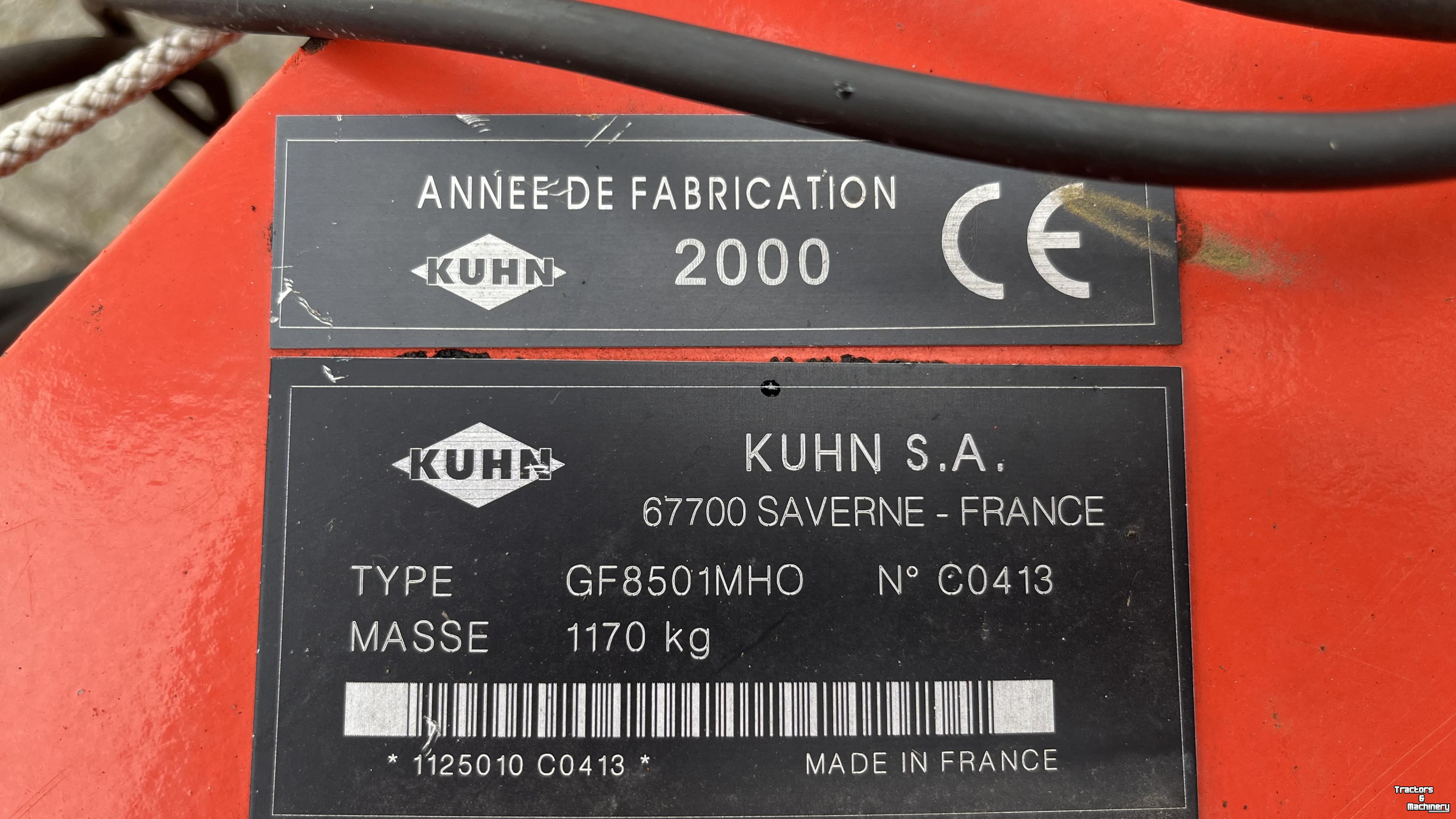 Kreiselheuer Kuhn GF 8501 MHO