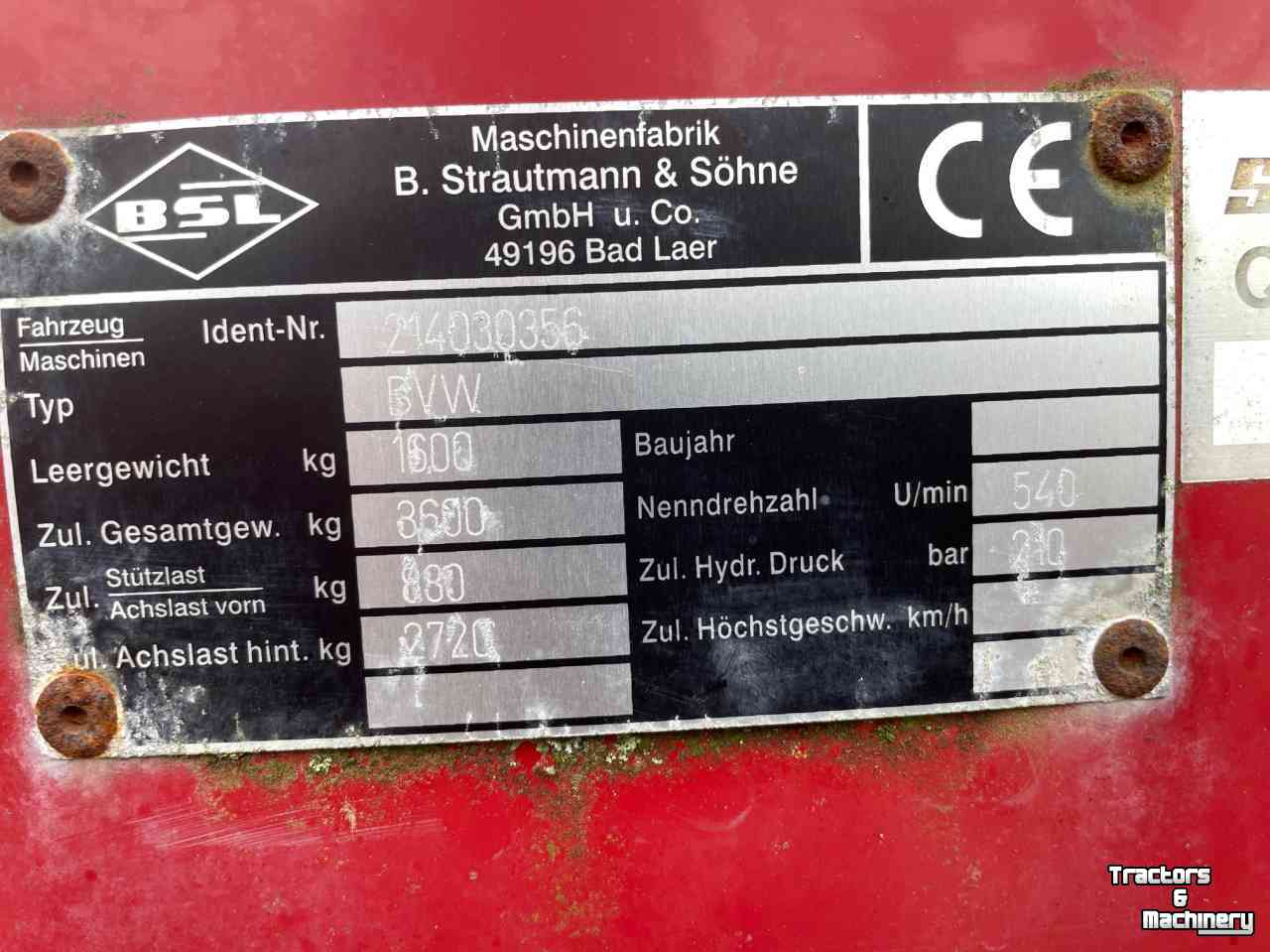Siloblockverteilwagen Strautmann bvw
