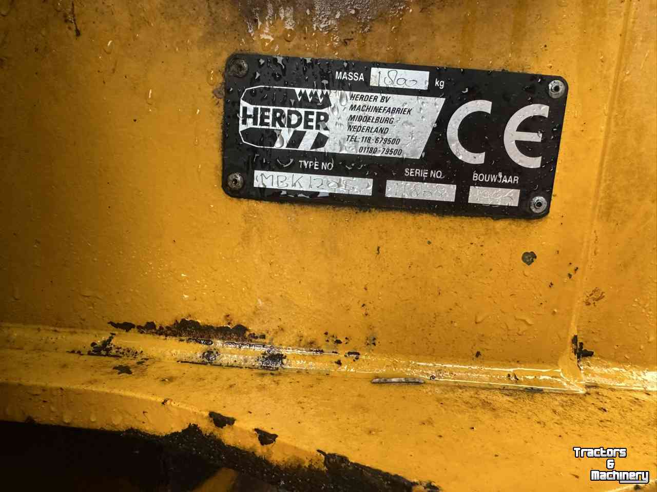 Mähausleger mit Mähkorb Herder MBK 120S