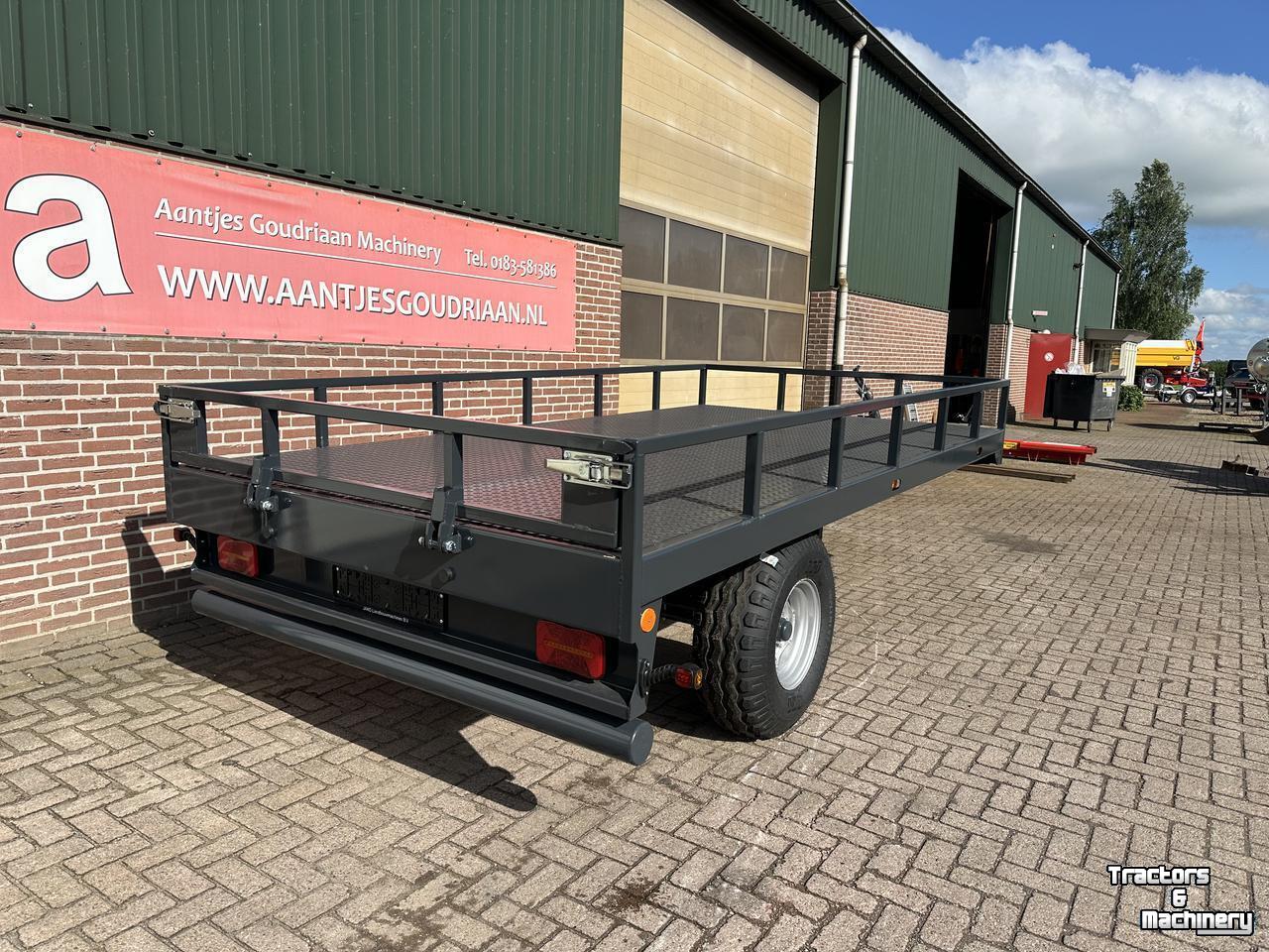 Anhänger AGM Bakkenwagen voor achter een kraan/shovel