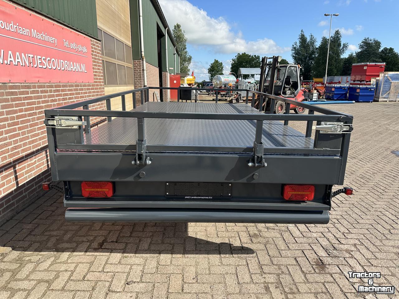 Anhänger AGM Bakkenwagen voor achter een kraan/shovel