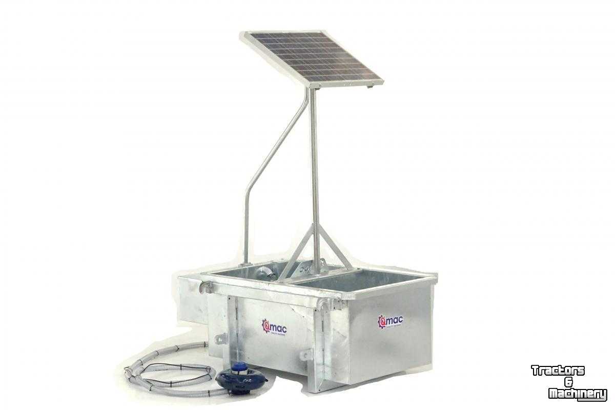 Tränkebecken Sonnenenergie Qmac Zonnedrinkbak waterdrinkbak op zonne energie