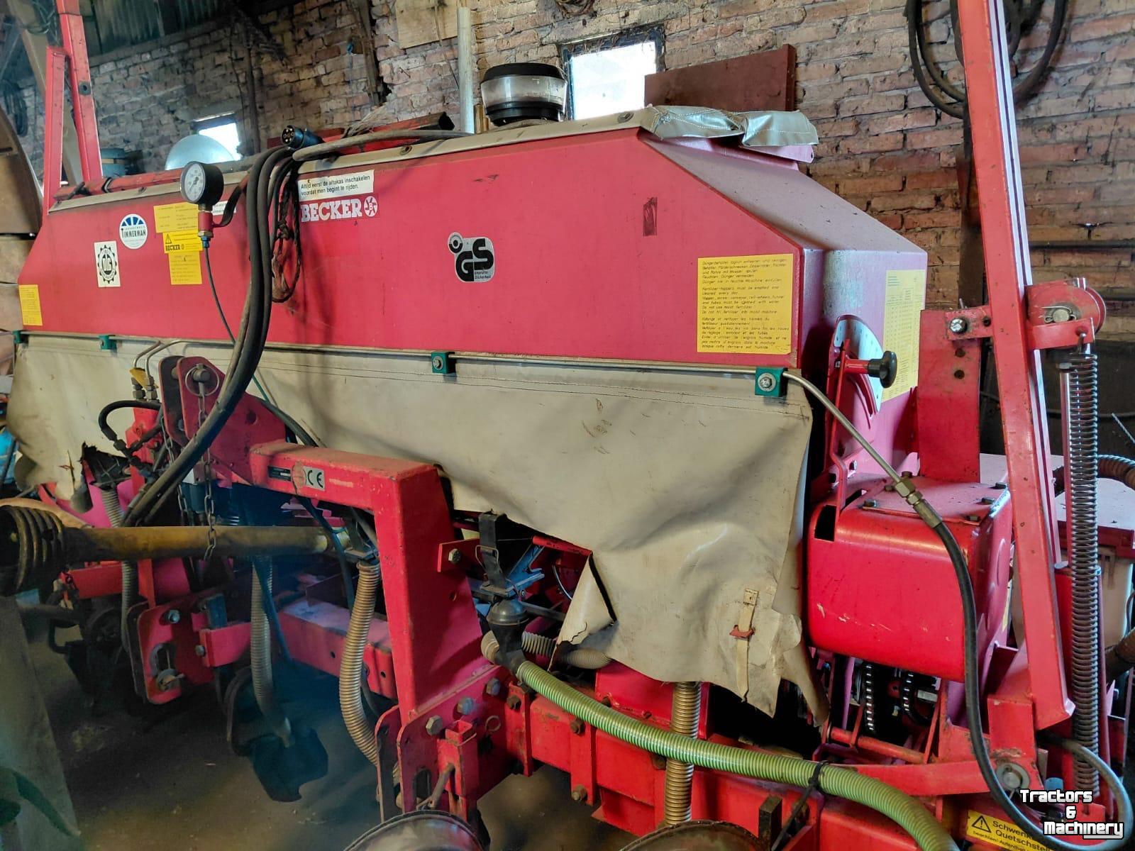 Drillmaschine Becker 6 rij maiszaaier