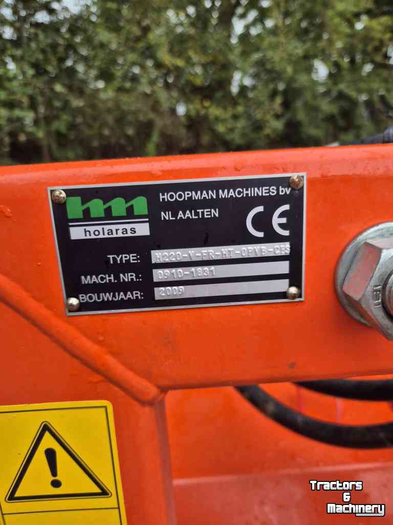 Kehrmaschine Holaras H220-V-FR-HT-OPVB